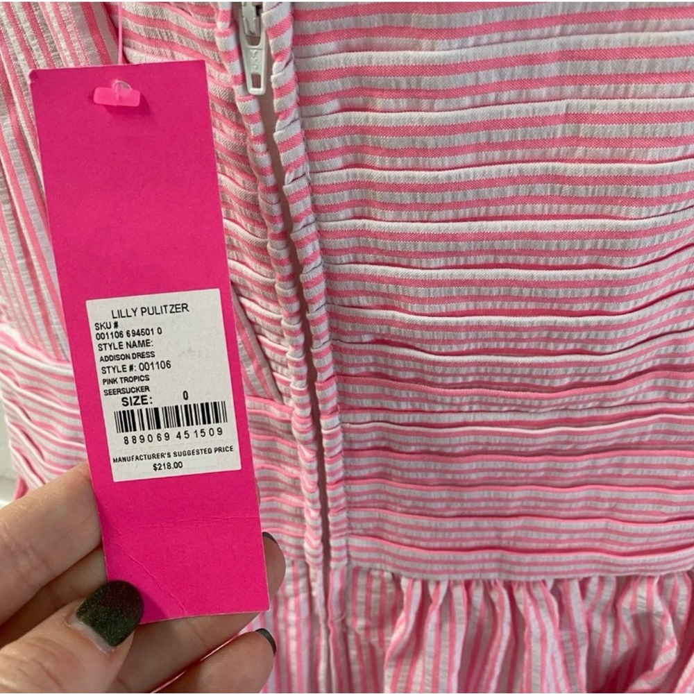 Lilly Pulitzer Pink One-Shoulder Dress - Picture 5 of 6
